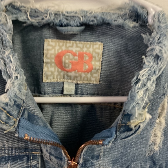 Gianni Bini crop denim jacket - Picture 3 of 4